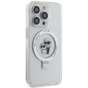 Kryt Karl Lagerfeld pro iPhone 14 Pro – bílá/bílá