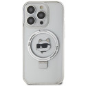 Kryt Karl Lagerfeld KLHMP15LHMRSCHH pro iPhone 15 Pro (bílá)