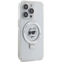Kryt Karl Lagerfeld KLHMP15LHMRSCHH pro iPhone 15 Pro (bílá)