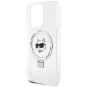 Kryt Karl Lagerfeld KLHMP15LHMRSCHH pro iPhone 15 Pro (bílá)