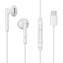 Sluchátka do uší Joyroom JR-EC05 USB-C - bílá