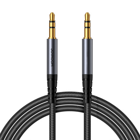 Stereo audio kabel Joyroom AUX mini jack 3,5 mm 1,2 m (SY-A08) - černý