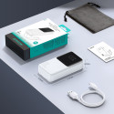 Mini power bank with built-in cables Joyroom JR-PBC06 30W 10000mAh - white