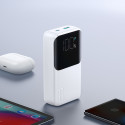 Mini power bank with built-in cables Joyroom JR-PBC06 30W 10000mAh - white