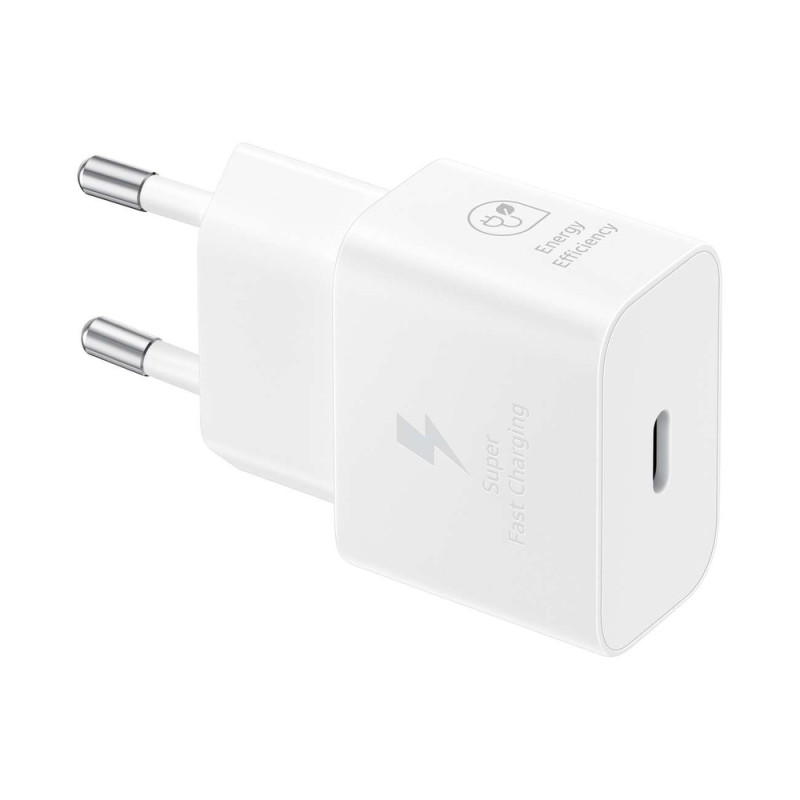 Nabíječka do sítě Samsung EP-T2510NWEGEU 25W SFC USB-C GaN - bílá