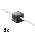 Magnetický organizér kabelů Joyroom JR-ZS368 (3 ks) - černý