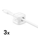 Magnetický organizér kabelů Joyroom JR-ZS368 (3 ks) - bílý