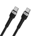 Kabel Wozinsky WNBCC1 USB-C / USB-C PD 65W 1 m - černý