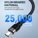 Kabel Wozinsky WNBCC1 USB-C / USB-C PD 65W 1 m - černý