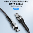 Kabel Wozinsky WNBCC2 USB-C / USB-C PD 65W 2 m - černý