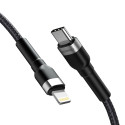 Kabel Wozinsky WNBCL2 Lightning / USB-C PD 30W 2 m - černý