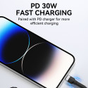 Kabel Wozinsky WNBCL2 Lightning / USB-C PD 30W 2 m - černý