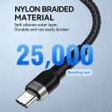 Kabel Wozinsky WNBCL2 Lightning / USB-C PD 30W 2 m - černý