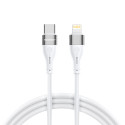 Kabel Wozinsky WSTCL1 Lightning / USB-C PD 27W 1 m - bílý