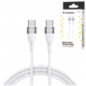 Wozinsky WSTCC1 USB-C / USB-C PD 65W cable 1 m long - white
