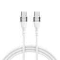Wozinsky WSTCC2 USB-C / USB-C PD 65W cable 2 m - white