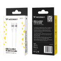 Kabel Wozinsky WSTCC2 USB-C / USB-C PD 65W 2 m - bílý