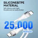 Kabel Wozinsky WSTCC2 USB-C / USB-C PD 65W 2 m - bílý