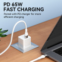 Kabel Wozinsky WSTCC2 USB-C / USB-C PD 65W 2 m - bílý