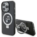 Kryt Karl Lagerfeld KLHMP15LHMRSKCK iPhone 15 Pro černá