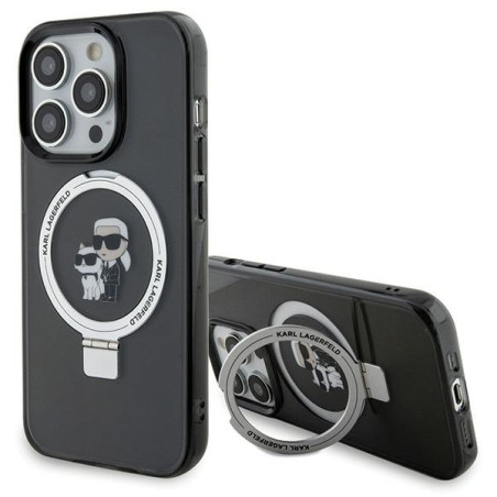 Kryt Karl Lagerfeld KLHMP15LHMRSKCK iPhone 15 Pro černá