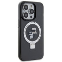 Kryt Karl Lagerfeld KLHMP15LHMRSKCK iPhone 15 Pro černá