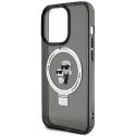 Kryt Karl Lagerfeld KLHMP15LHMRSKCK iPhone 15 Pro černá