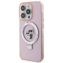 Karl Lagerfeld kryt pro iPhone 15 Pro – růžová/pink