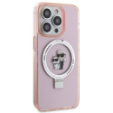 Karl Lagerfeld kryt pro iPhone 15 Pro – růžová/pink