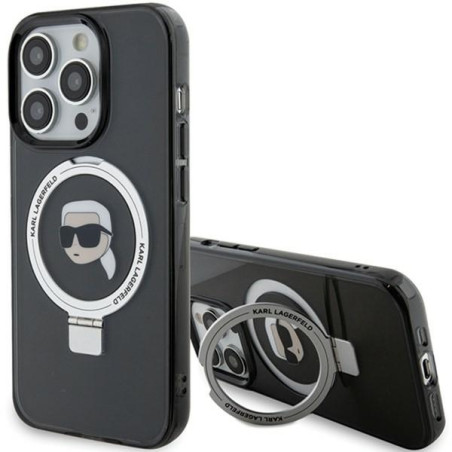 Kryt Karl Lagerfeld KLHMP15LHMRSKHK iPhone 15 Pro černý
