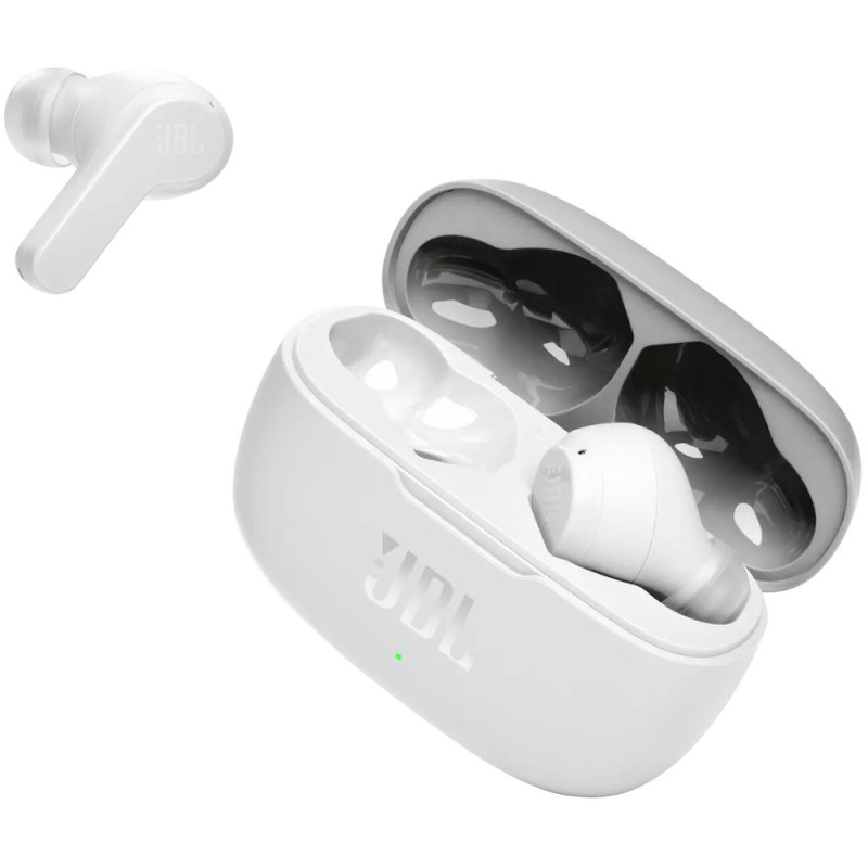 Bezdrátová sluchátka TWS JBL Wave 200 - bílá