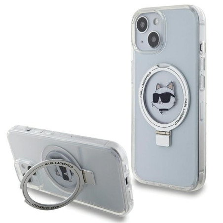 Kryt Karl Lagerfeld KLHMP15SHMRSCHH iPhone 15 bílý