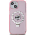 Kryt Karl Lagerfeld pro iPhone 15 - růžová