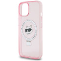 Kryt Karl Lagerfeld pro iPhone 15 - růžová