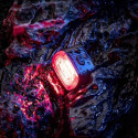 LED zadní světlo na kolo Rockbros Q2S s Smart Stop systémem + kabel USB-C - USB-A - černé