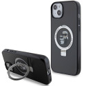 Kryt Karl Lagerfeld KLHMP15SHMRSKCK pro iPhone 15 - černá
