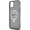 Kryt Karl Lagerfeld KLHMP15SHMRSKHK pro iPhone 15 - černá