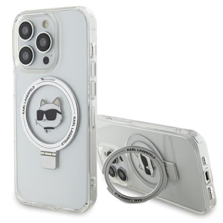 Kryt Karl Lagerfeld KLHMP15XHMRSCHH pro iPhone 15 Pro Max - white/whit