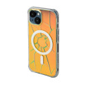 Kryt Kingxbar CRACK Series pro iPhone 15 - holografický