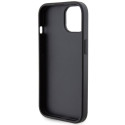 Kryt Ferrari Grip Stand Metal Logo pro iPhone 15 – černá