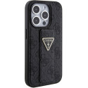 Kryt Guess Grip Stand 4G pro iPhone 15 Pro černý