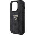 Kryt Guess Grip Stand 4G pro iPhone 15 Pro černý