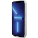 Kryt Guess STRASS METAL Logo iPhone 15 Pro - stříbrná