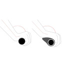 Rockbros BT1802GR bicycle grips - gray