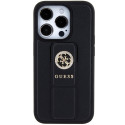 Kryt Guess Grip Stand 4G Saffiano Strass pro iPhone 15 Pro Max