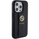 Kryt Guess Grip Stand 4G Saffiano Strass pro iPhone 15 Pro Max