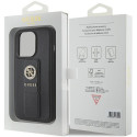 Kryt Guess Grip Stand 4G Saffiano Strass pro iPhone 15 Pro Max