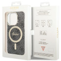 Kryt Guess IML 4G MagSafe pro iPhone 15 Pro - černý