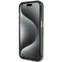 Kryt GUESS Ring Stand Script Glitter pro iPhone 15 Plus / 14 Plus - č