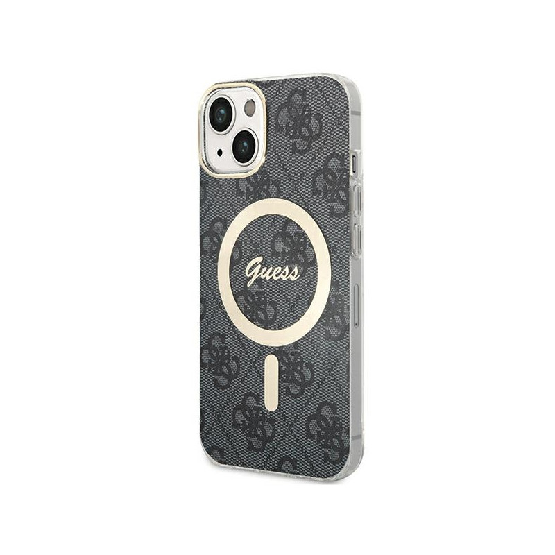 Kryt Guess IML 4G MagSafe pro iPhone 15 - black